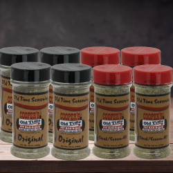 Old Time Original & Steak Seasoning Box 8 Pack